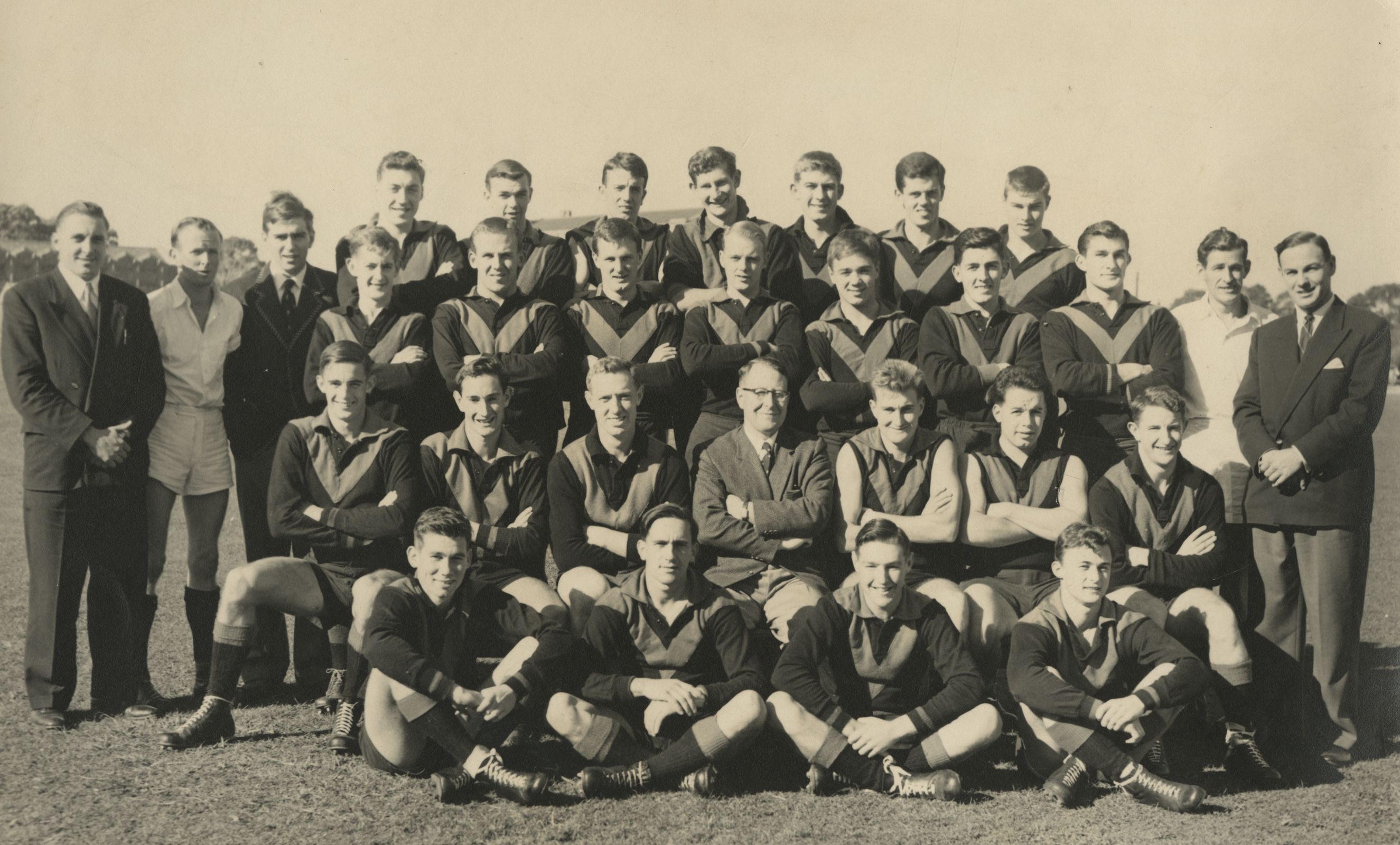 University Blues football team, c. 1950s