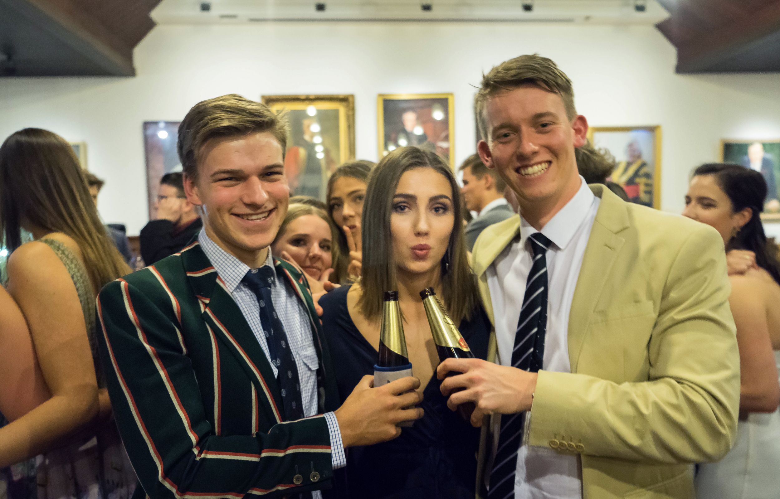 Students in the Dining Hall at Trinity College, 2017.