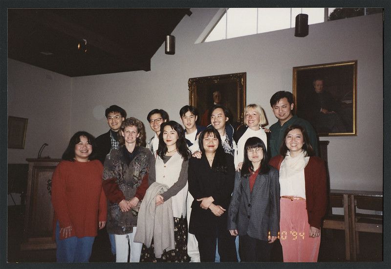 Left-of-field subjects like drama and the history of ideas gave Foundation Studies students the skills and confidence they needed to succeed in Western tertiary and corporate environments. Rosemary Blyth (back, second from right) still teaches drama today.