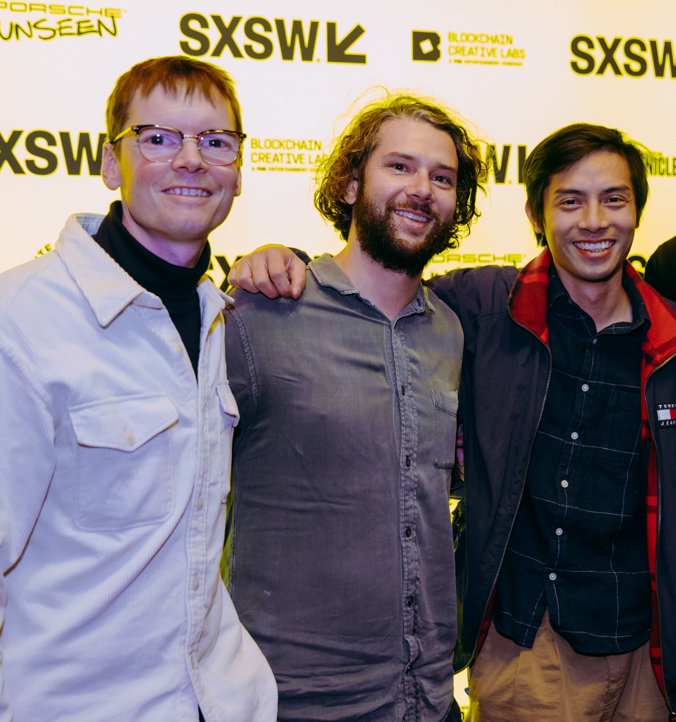 The Walking Fish team at the 2022 South by South West film festival in Austin Texas.